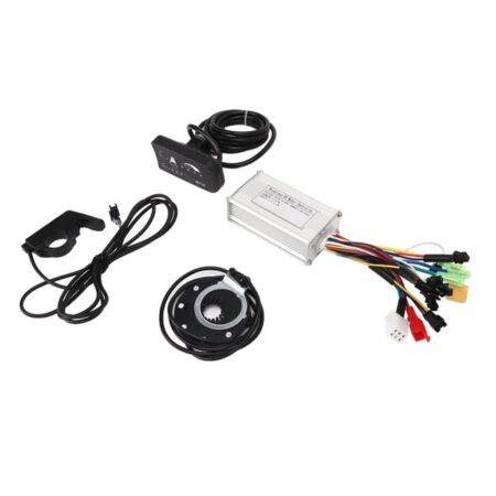 Elcykel Konverteringssæt 17A 3-trins Sinusbølge Controller, 6-Mosfet, PAS Pedal Sensor, Tommelfingergas, LED Display S810