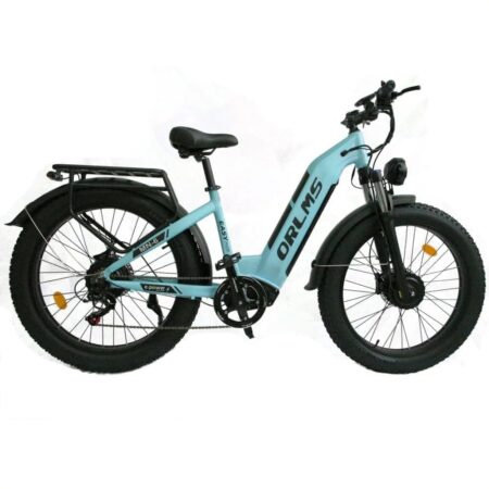 Elcykel ORLMS MN-6 2000W, 60 km/h, 52V 23Ah, store 26x4.0 tommer dæk full suspension