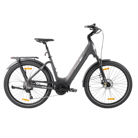 Elcykel TTGO Z5, 250W midterdrev, 36V 20Ah batteri, grå