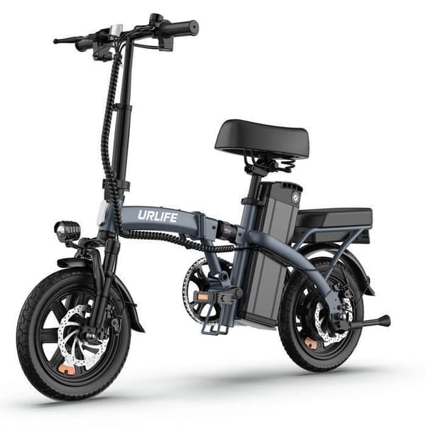 Elcykel URLIFE F1L til voksne, motor 250 W, batteri 48 V 7,5 Ah, dæk 14 tommer. Elcykel URLIFE F1L til voksne, motor 250 W, batteri 48 V 7,5 Ah, dæk 14 tommer.