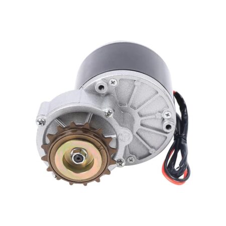 Elcykel konverteringssæt - Ombygningskit med børstet motor - 350 W - Friløb & kædetræk - Tommelgas - 3000/3850 rpm - Til 41-71 cm hjul - Sort