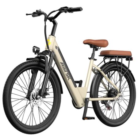 Elcykel til byen Aairsk S600, 26", gul