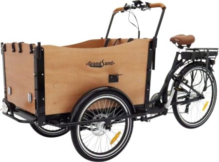 Eldriven Cargobike | Lådcykel för 4 barn | 250W Ananda-motor, LG-batteri & Shimano 6-växlar