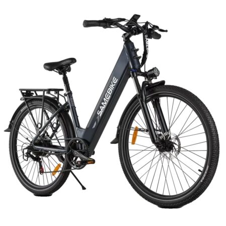 Elektrisk Mountainbike, 500W Effekt, 32 km/t Hastighed,Matte sort, 500W