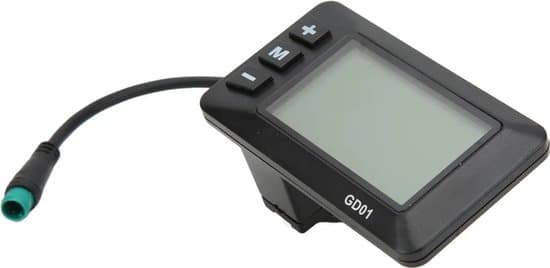 Elektrisk cykel LCD-display - 36V/48V - 22,2 mm styr Elektrisk cykel LCD-display - 36V/48V - 22,2 mm styr