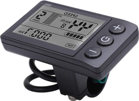 Elektrisk cykel display skærm S866 LCD skærm instrumentpanel - 24V 36V 48V kontrolpanel - vandtæt stik