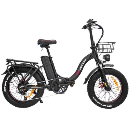 Elektrisk fatbike DrVetion CT20, foldbar, Samsung-batteri, sort
