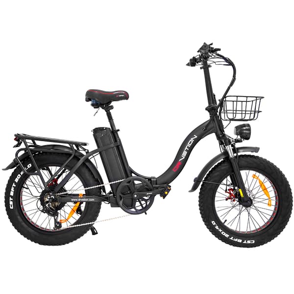 Elektrisk fatbike DrVetion CT20, foldbar, Samsung-batteri, sort Elektrisk fatbike DrVetion CT20, foldbar, Samsung-batteri, sort