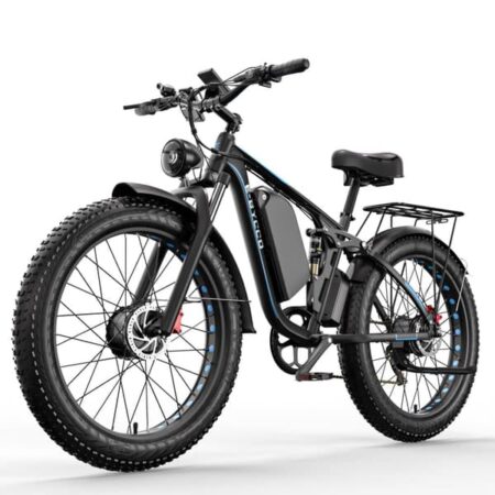 Elektrisk mountainbike E·BYCCO EB7PRO, Dobbelt motor, Sort
