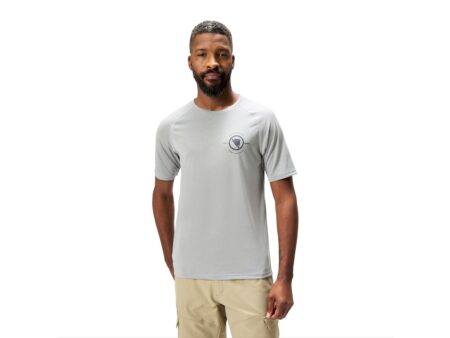 Endura LOOP TECH TEE - Cykeltrøje - Korte ærmer - Dreich Grey - Str. 3XL