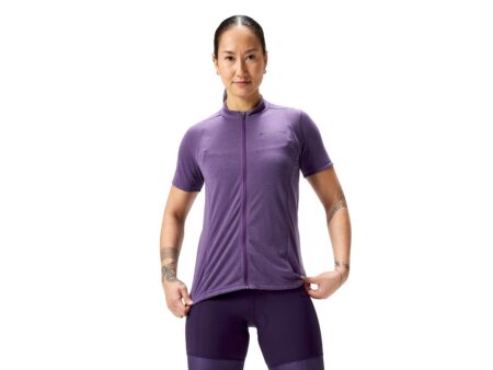 Endura - LOOP ZIPPED - Cykeltrøje - Korte ærmer - Lilla - Kvinde - XS