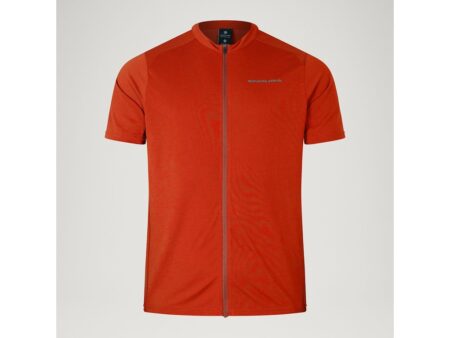Endura - LOOP ZIPPED JERSEY - Cykeltrøje - Korte ærmer - Rød - M