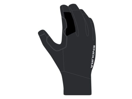 Endura Loop Vandtæt Cykelhandske - Unisex - Sort - Str. S
