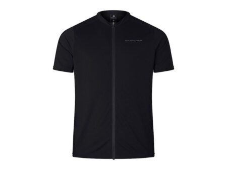 Endura Loop Zipped Jersey - Cykeltrøje - Korte ærmer - Herre - Sort - Str. M