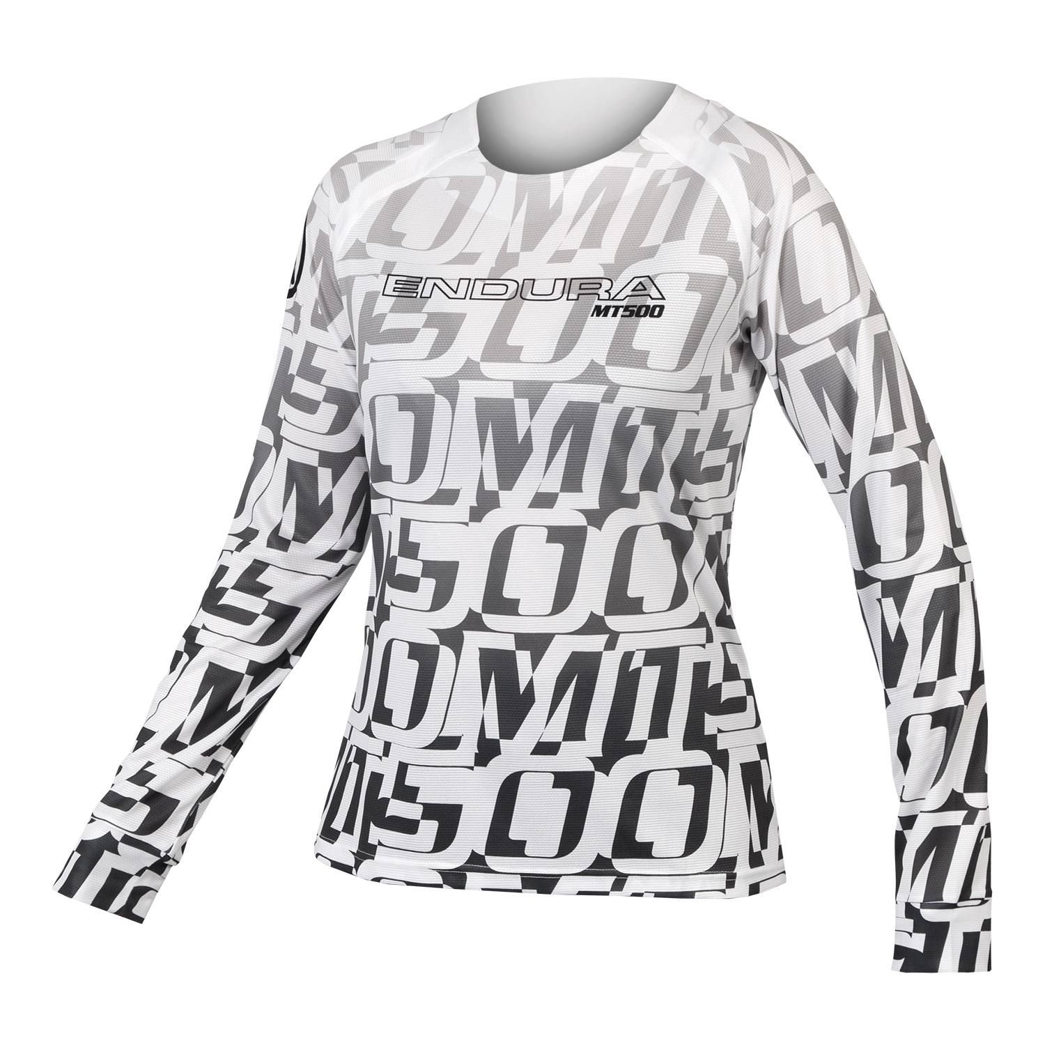 Endura MT500 Print Tee Cykeltrøje Sort/Hvid Endura MT500 Print Tee Cykeltrøje Sort/Hvid