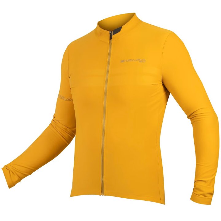 Endura PRO S/L langærmet cykeltrøje yellow mustard herre Endura PRO S/L langærmet cykeltrøje yellow mustard herre