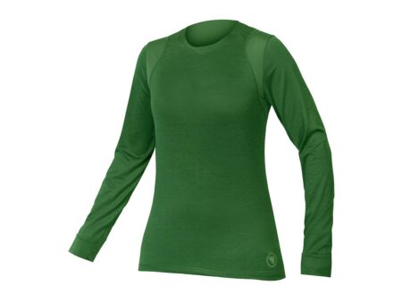 Endura - SINGLETRACK JERSEY - Cykeltrøje - Korte ærmer - Tender Green - Kvinde - XXL