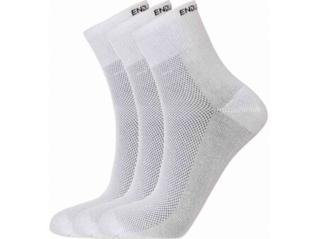 Endurance Alcudia Bamboo Quarter - Cykelstrømper - 3 pak - White - Str. 31/34