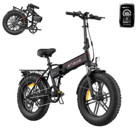 Engwe EP-2 Boost voksen folde elcykel, 250W motor, 48V 13AH batteri, 20''*4'' fat tire cykel.