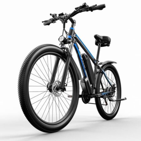 E· Bycco E8 29 tommer mountainbike med elcykel, 750W motor, 48V 17,5Ah batteri, Shimano, by- og offroad-cykel