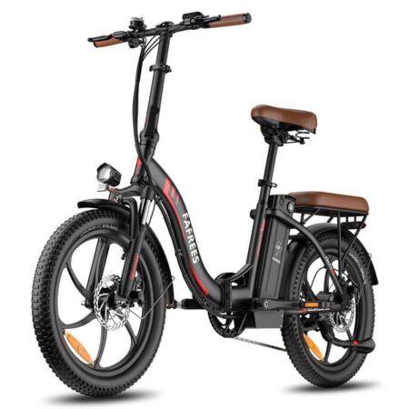 FAFREES F20 Pro elcykel, 250W motor, maks. 25 km/t, 20*3.0 dæk, 7 gear, foldbar, skivebremser, sort