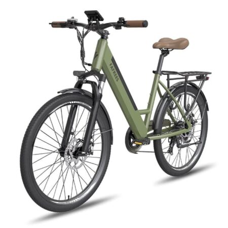 FAFREES F26 Pro 26" City E-Bike 25 Km/t 250W motor, 36V 14.5Ah indlejret aftageligt batteri, Shimano 7-trins gear, 26 tommer dæk