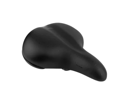 FORCE Vera sadel med elastomer - Sort