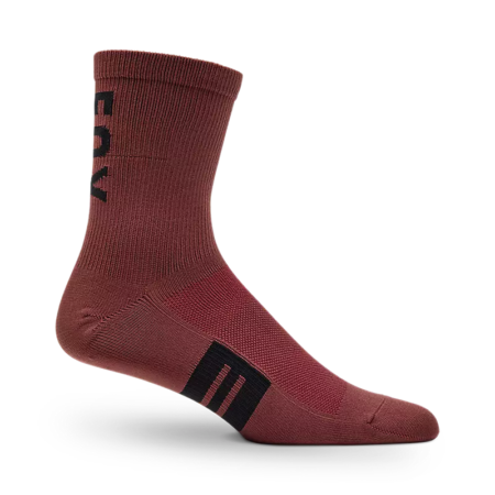 FOX 6" Flexair merino cykelstrømper rustbrun