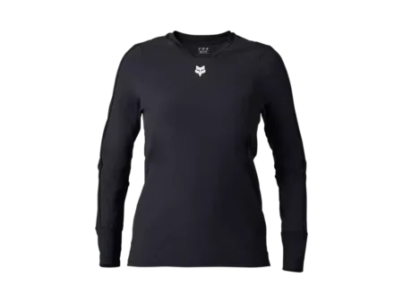 FOX Defend Thermal Jersey - Cykeltrøje - Lange ærmer - Dame - Sort - L