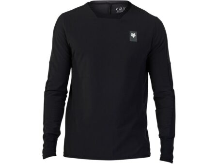 FOX Defend Thermal Jersey - Cykeltrøje - Lange ærmer - Herre - Sort - L