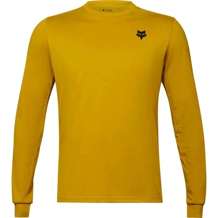 FOX Ranger Drirelease langærmet cykeltrøje Mustard herre FOX Ranger Drirelease langærmet cykeltrøje Mustard herre