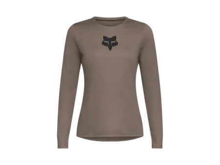 FOX Ranger Jersey -Cykeltrøje - Lange ærmer - Dame - Nutmeg - Str. M