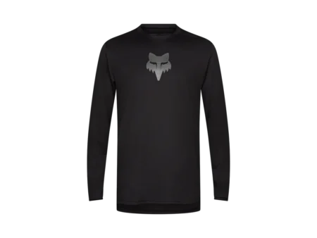 FOX Ranger Jersey - Cykeltrøje - Lange ærmer - Herre - Sort - Str. L