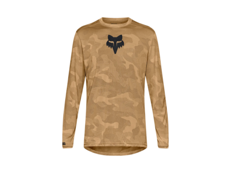 FOX Ranger Tru Dri Jersey - Cykeltrøje - Lange ærmer - Herre - Nutmeg - Str. 2XL