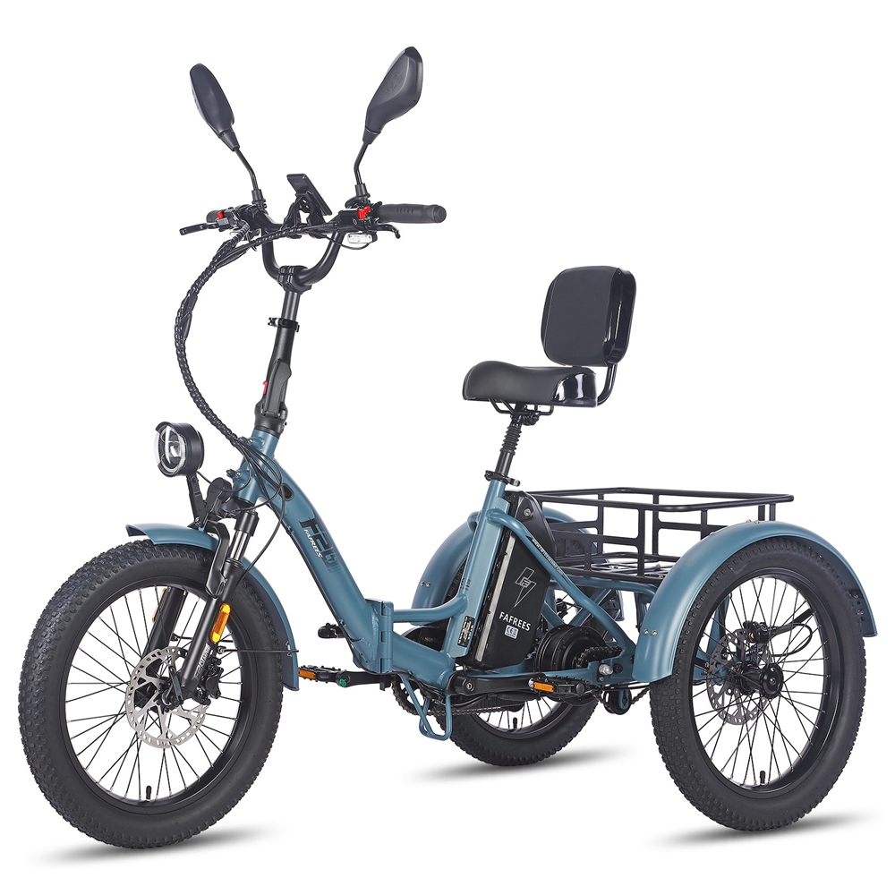 Fafrees F20 Mate elektrisk last trehjulet cykel, 750W motor, 23,45AH batteri, hydraulisk bremse, 20''*3,0'' dæk Fafrees F20 Mate elektrisk last trehjulet cykel, 750W motor, 23,45AH batteri, hydraulisk bremse, 20''*3,0'' dæk