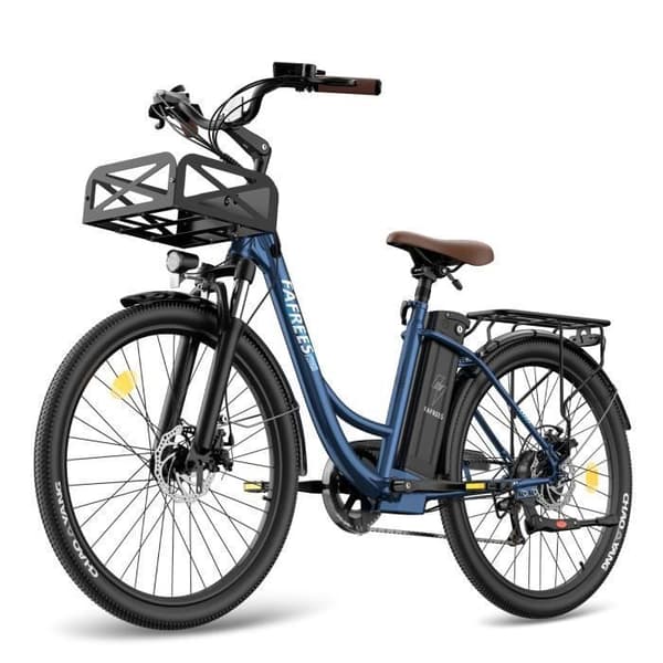 Fafrees F26 Lasting elcykel 26 tommer, 36V 20.3Ah, 250W 25km/h, By E-Cykel Rækkevidde 80-200 km, Belastning 120kg blå Fafrees F26 Lasting elcykel 26 tommer, 36V 20.3Ah, 250W 25km/h, By E-Cykel Rækkevidde 80-200 km, Belastning 120kg blå