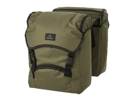 FastRider Unibag Traffic Double cykeltasker 28L army green