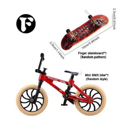 Fingerskateboard legering mountainbike fingercykel skrivebord hoppe glidende klatring BMX kreativ model legetøj børnegave