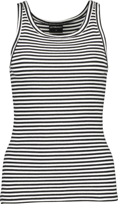 Firefly Summerday Stripe Tanktop Dame Hvid