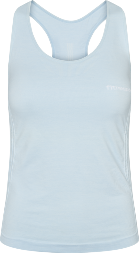 Fitnessdk Ida Seamless Tanktop Dame Blå
