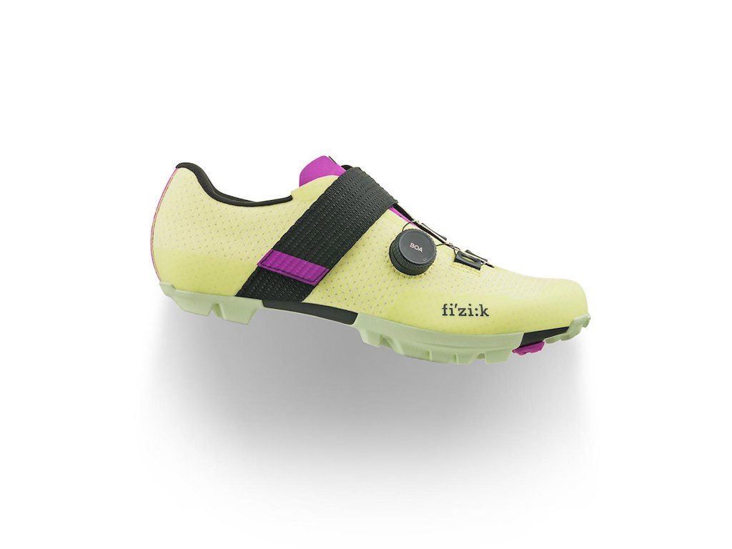 Fizik Vento Ferox carbon XC cykelsko lime/purple unisex Fizik Vento Ferox carbon XC cykelsko lime/purple unisex