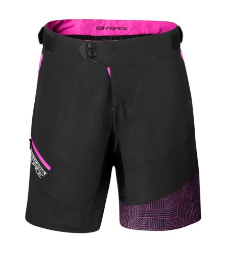 Force Storm Cykelshorts Sort/Pink