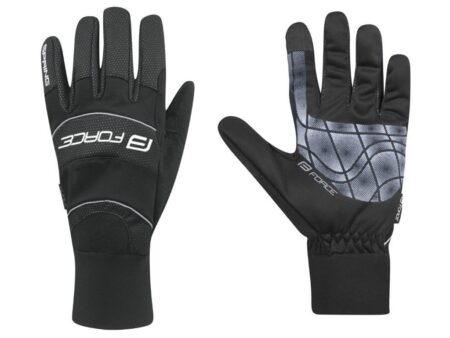 Force Windster Spring cykelhandsker sort/grå
