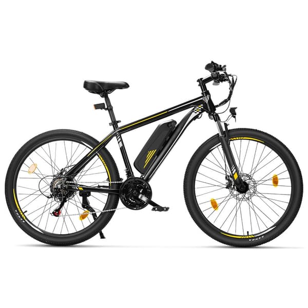 Foride Vedal 1 elektrisk mountainbike: 65 km rækkevidde, 250 W motor (450 W spidsbelastning), 21-trins Shimano-gearsystem, 80 mm affjedring, aftageligt 468 Wh batteri Foride Vedal 1 elektrisk mountainbike: 65 km rækkevidde, 250 W motor (450 W spidsbelastning), 21-trins Shimano-gearsystem, 80 mm affjedring, aftageligt 468 Wh batteri