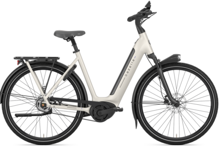 Gazelle Arroyo C5 Elite ivory white Lav indstigning Remtræk-49 cm