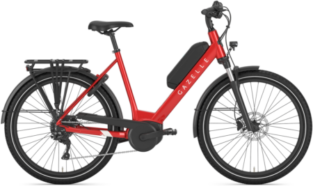 Gazelle Medeo T9 HMB Dame 2025 - Rød