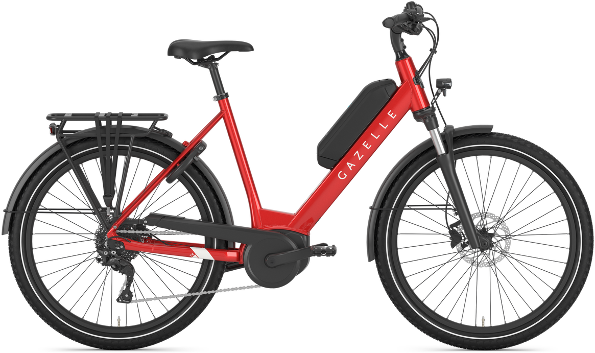 Gazelle Medeo T9 HMB Dame 2025 - Rød Gazelle Medeo T9 HMB Dame 2025 - Rød