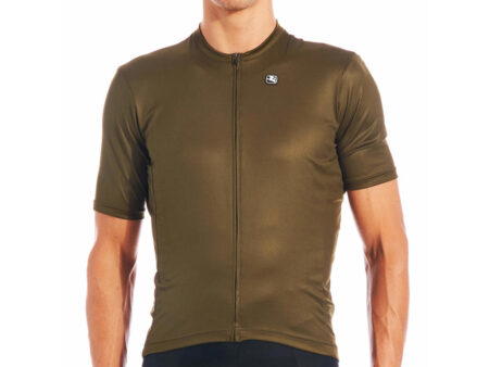 Giordana Fusion - Cykeltrøje - Korte ærmer - Olive - Str. 2XL
