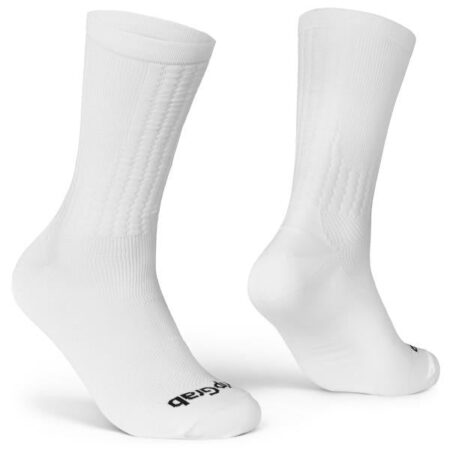 Grip Grab FastStream Aero-cykelstrømper - White - S (38-39) - Cykeltilbehør