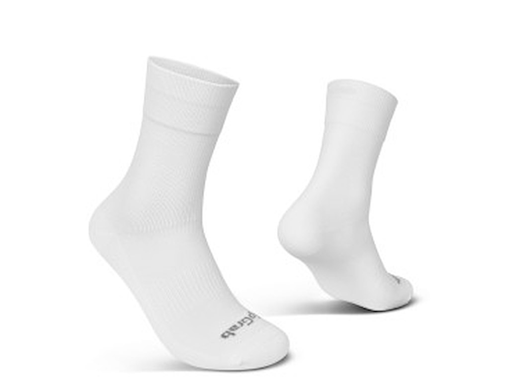 GripGrab EXPLR regular cut socks cykelstrømper hvid GripGrab EXPLR regular cut socks cykelstrømper hvid